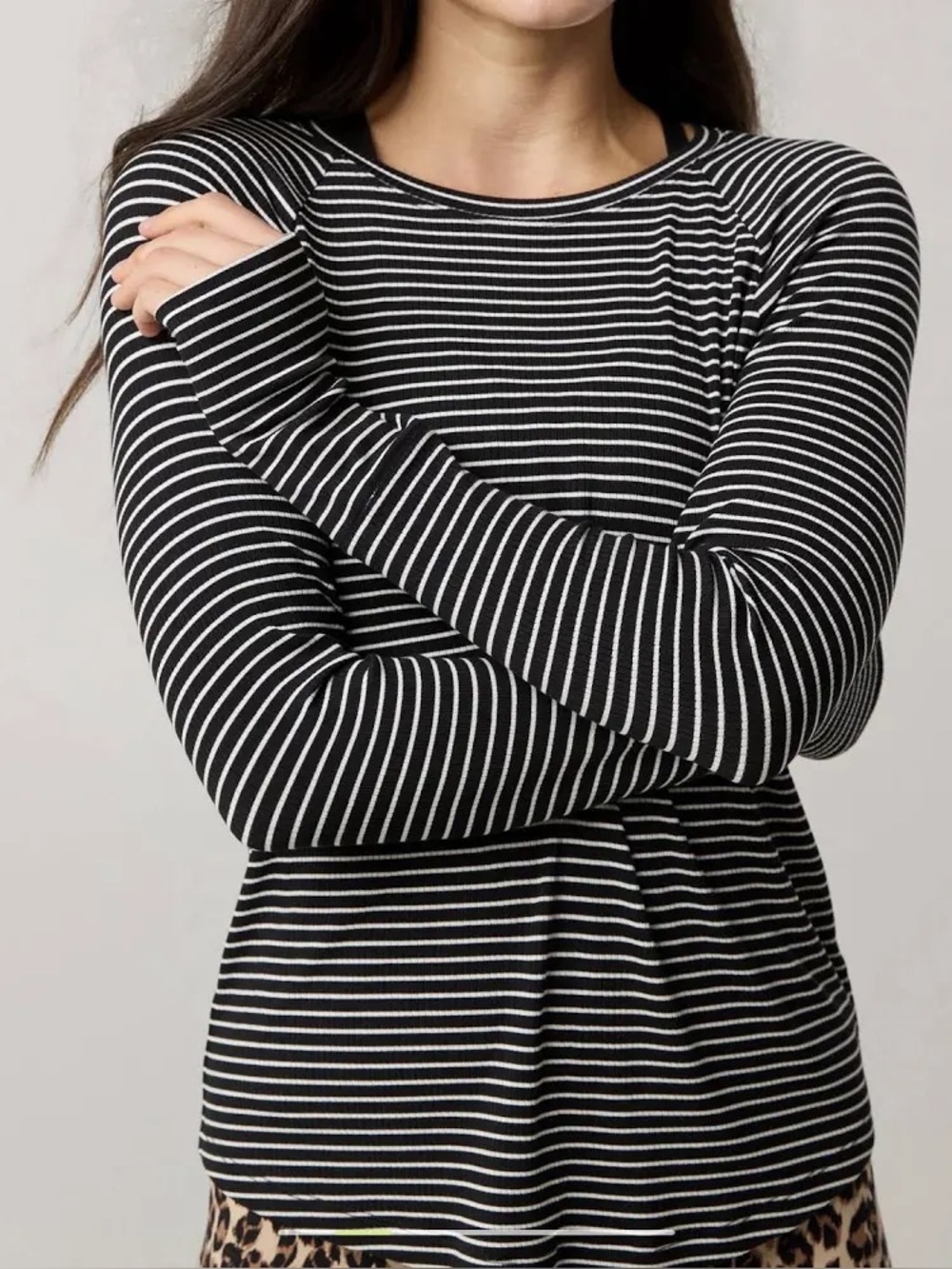 OFFLINE by Aerie Ribbed Long Sleeve Shirt